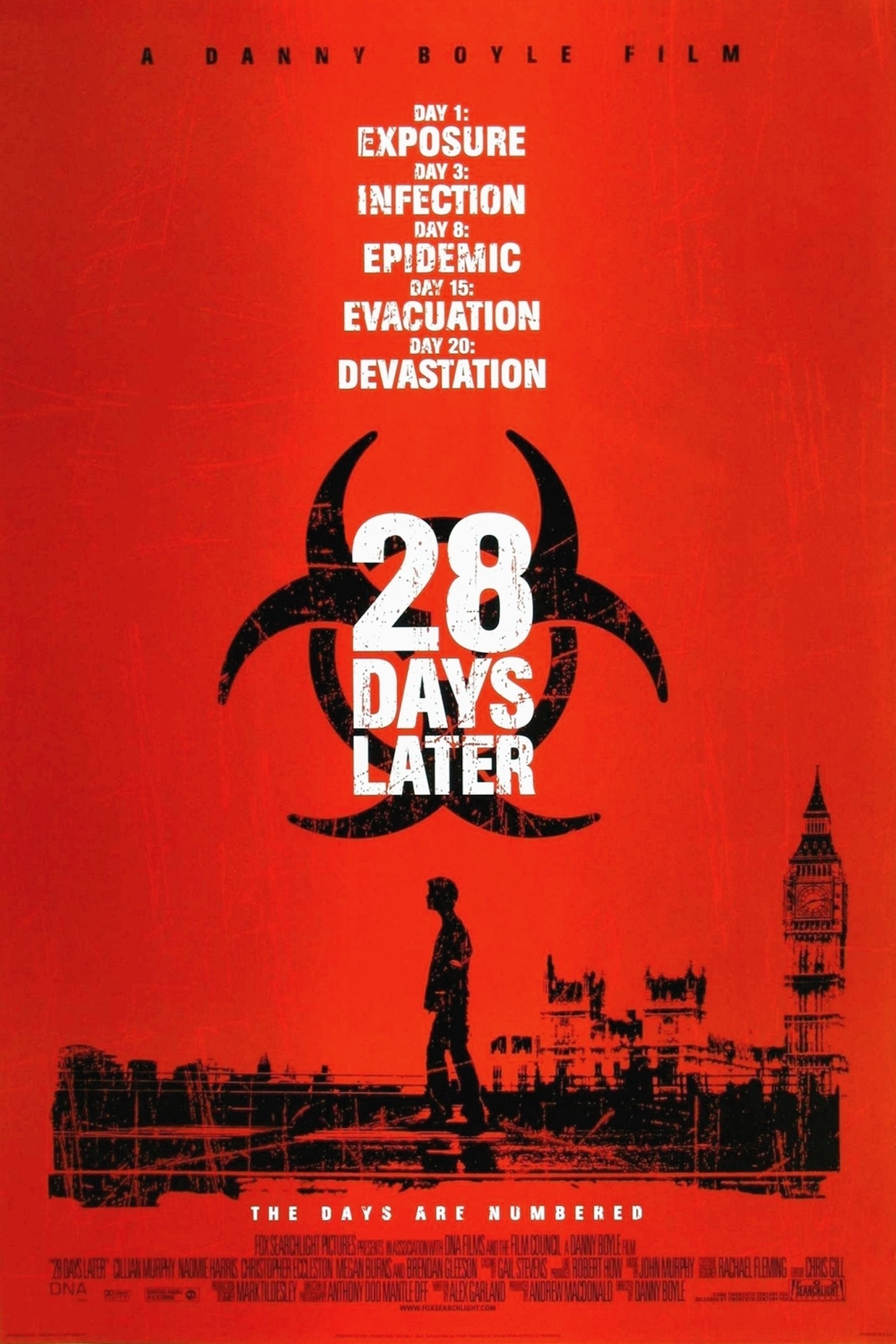 Cartel de la pelicula 28 Days Later