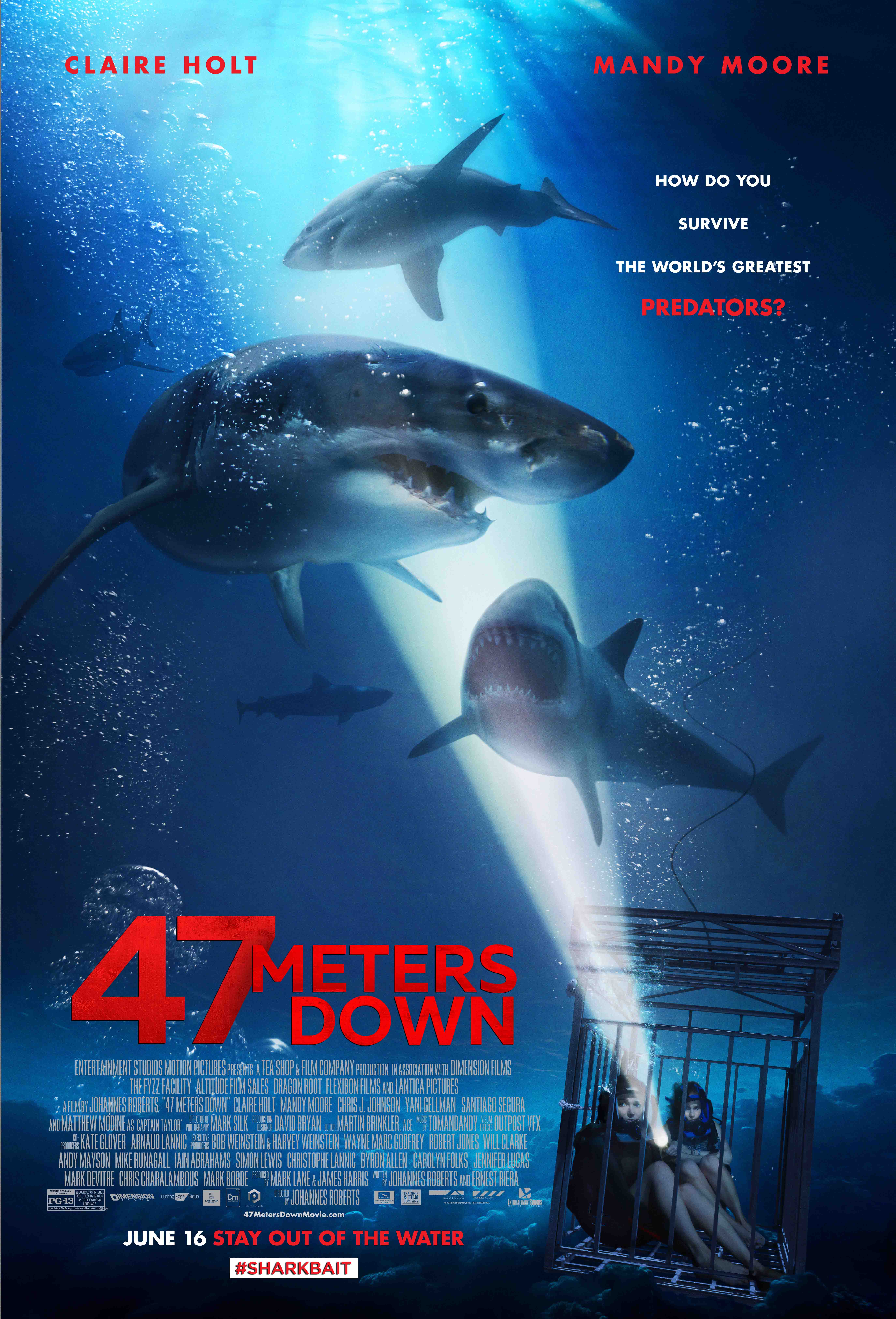 Cartel de la pelicula 47 Meters Down