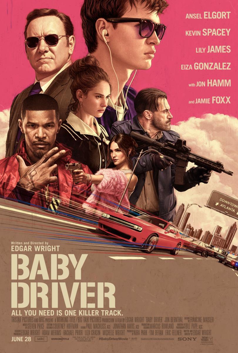 Cartel de la pelicula Baby Driver