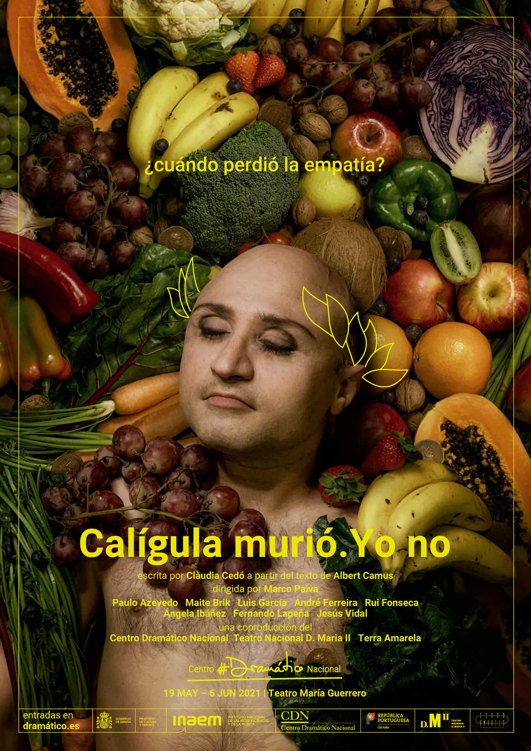 Cartel de la pelicula Calígula murió. Yo no