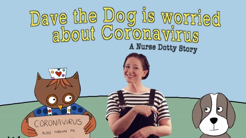Cartel de la pelicula Dave the Dog is Worried about Coronavirus: A Nurse Dotty Story