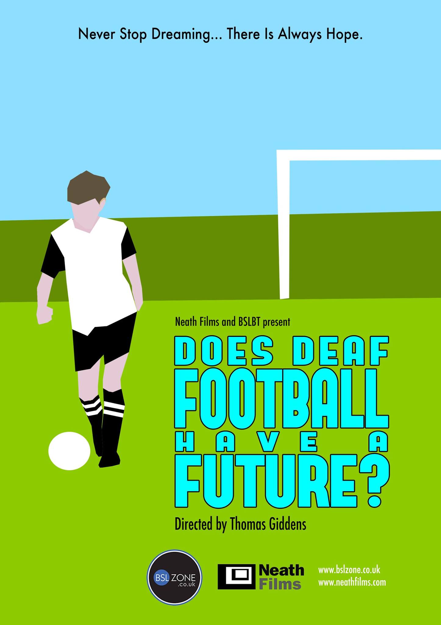 Cartel de la pelicula Does Deaf Football Have a Future?