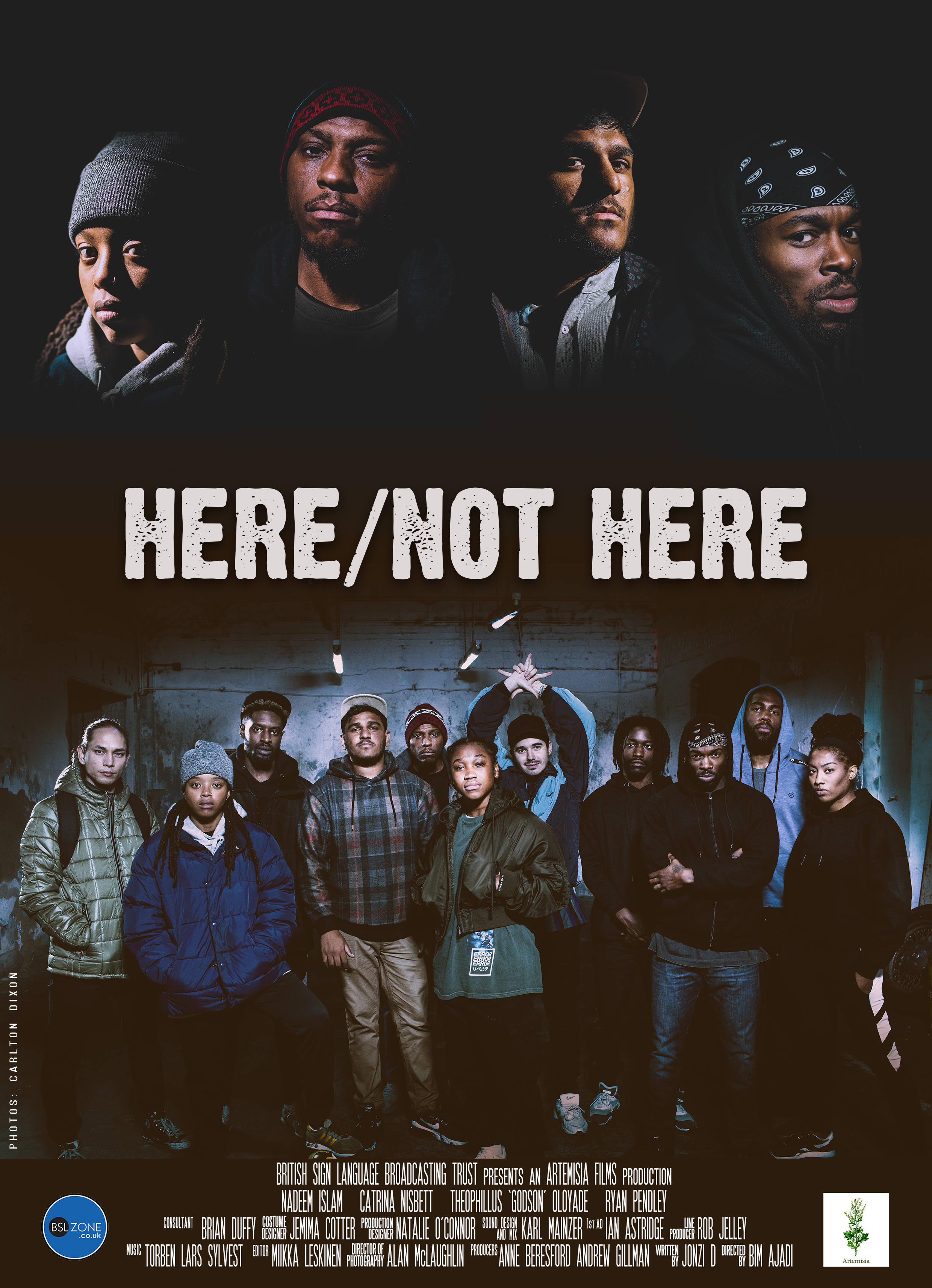Cartel de la pelicula Here/Not Here