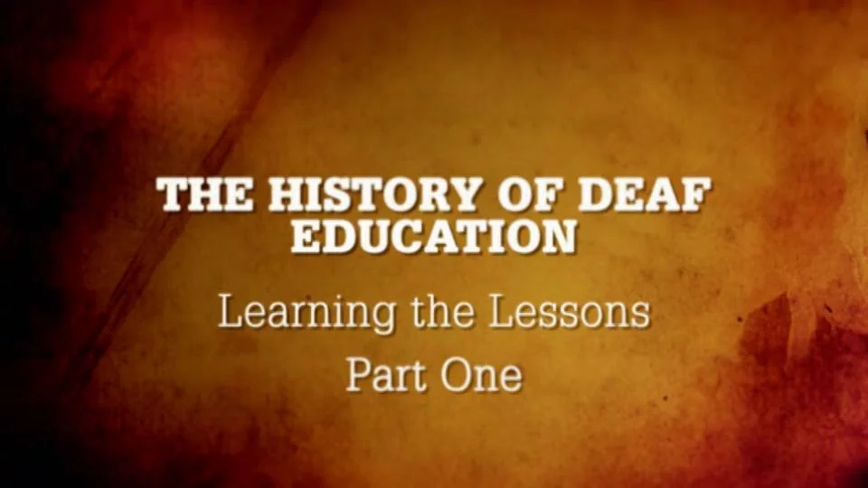 Cartel de la pelicula History of Deaf Education