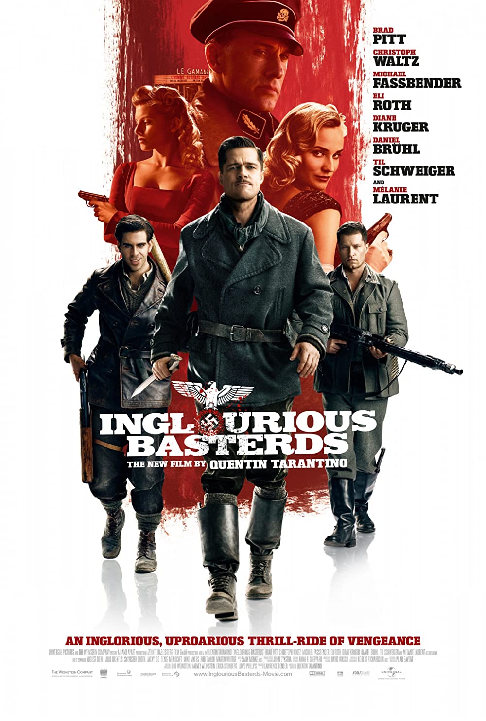 Cartel de la pelicula Inglourious Basterds
