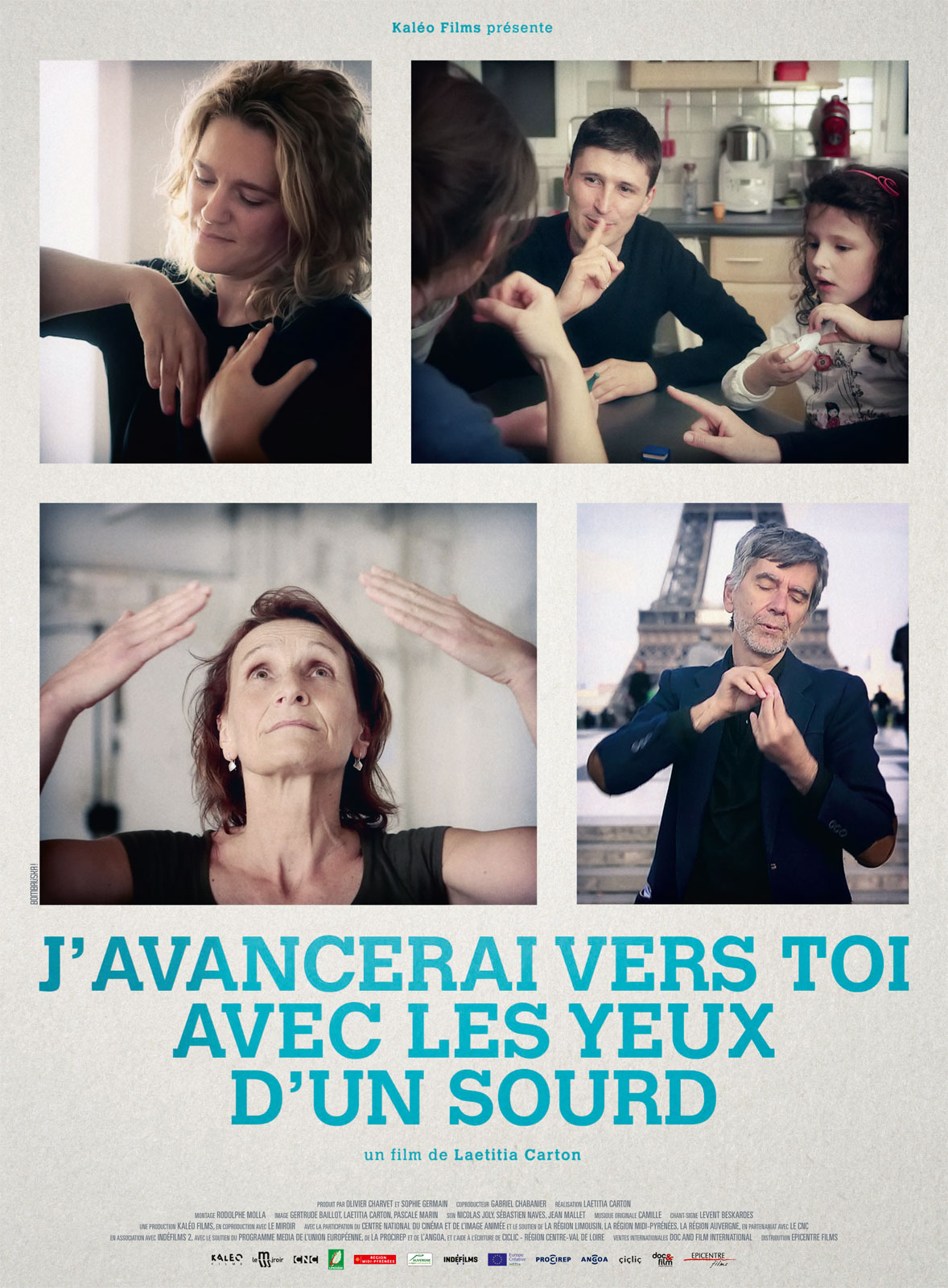 Cartel de la pelicula J'avancerai vers toi avec les yeux d'un sourd