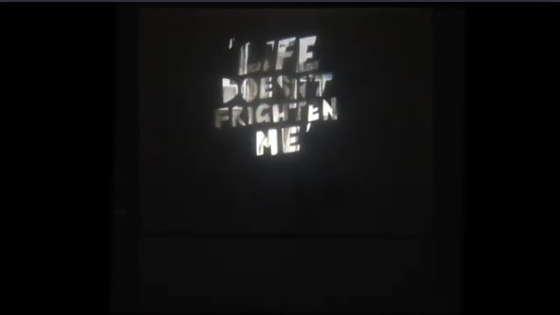 Cartel de la pelicula Life Doesn’t Frighten Me by Maya Angelou