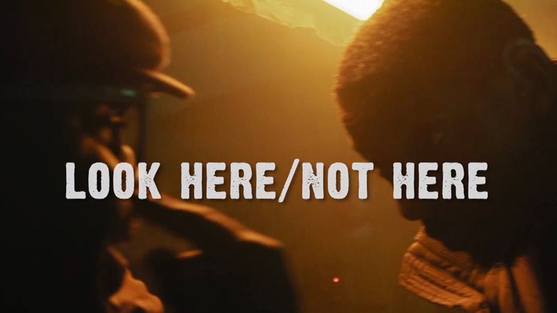 Cartel de la pelicula Look Here/Not Here