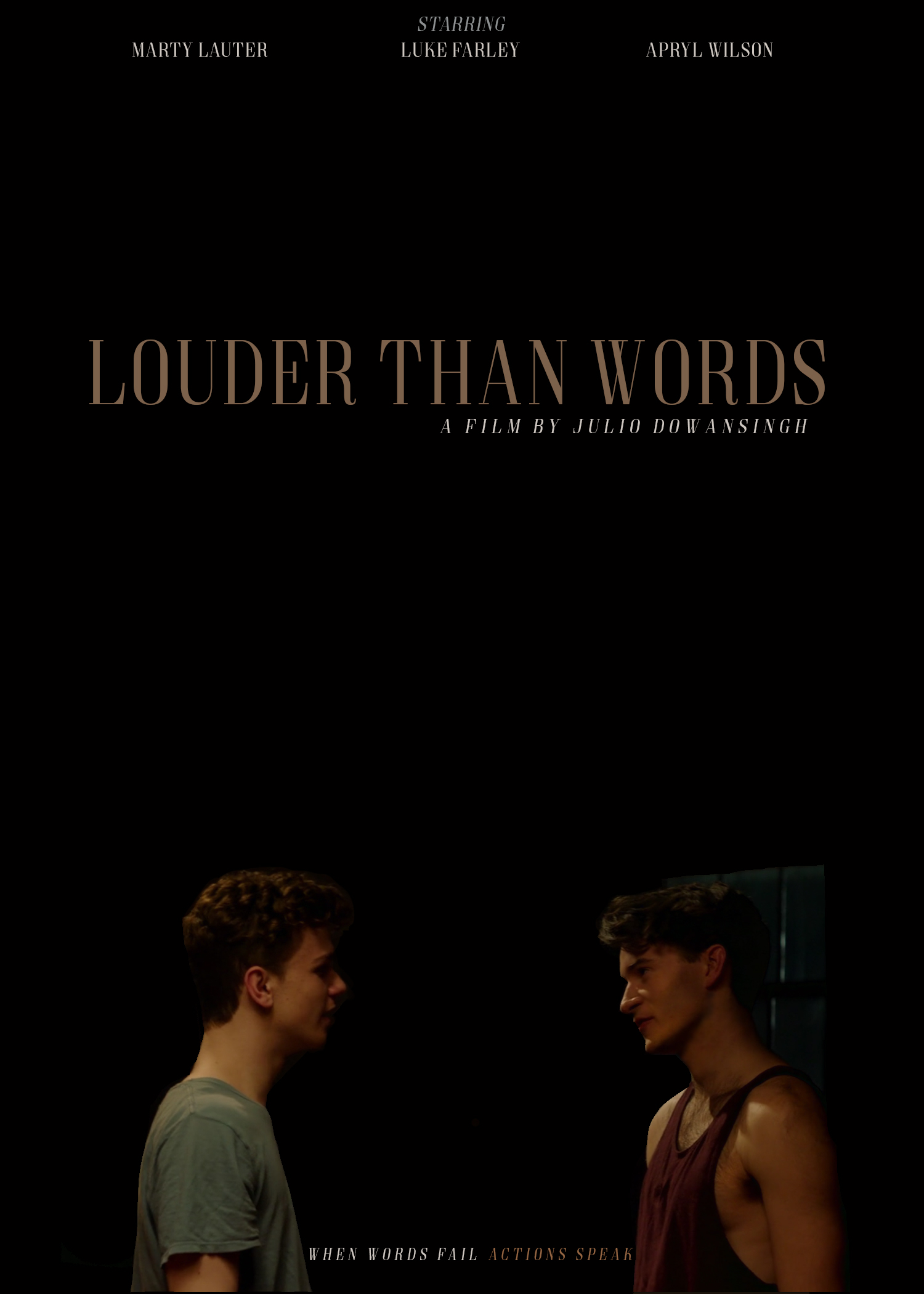 Cartel de la pelicula Louder Than Words