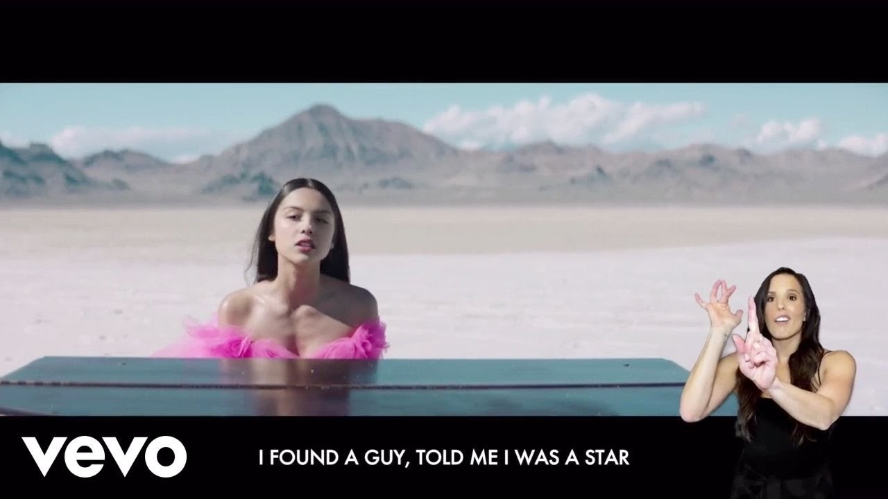Cartel de la pelicula Olivia Rodrigo - All I Want (American Sign Language Version)