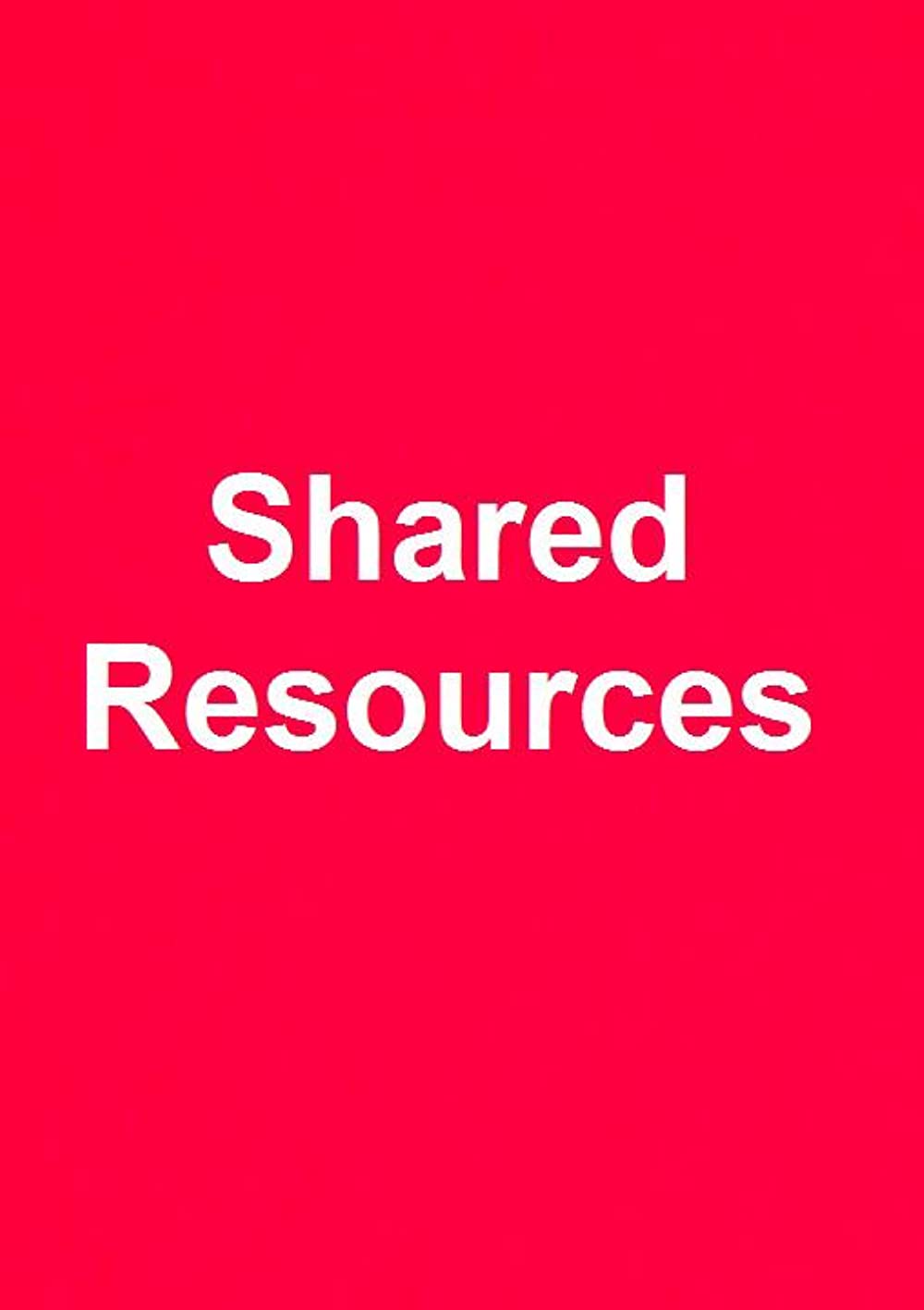 Cartel de la pelicula Shared Resources