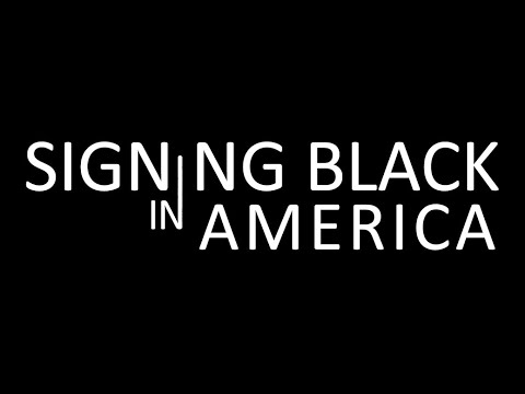Cartel de la pelicula Signing Black in America