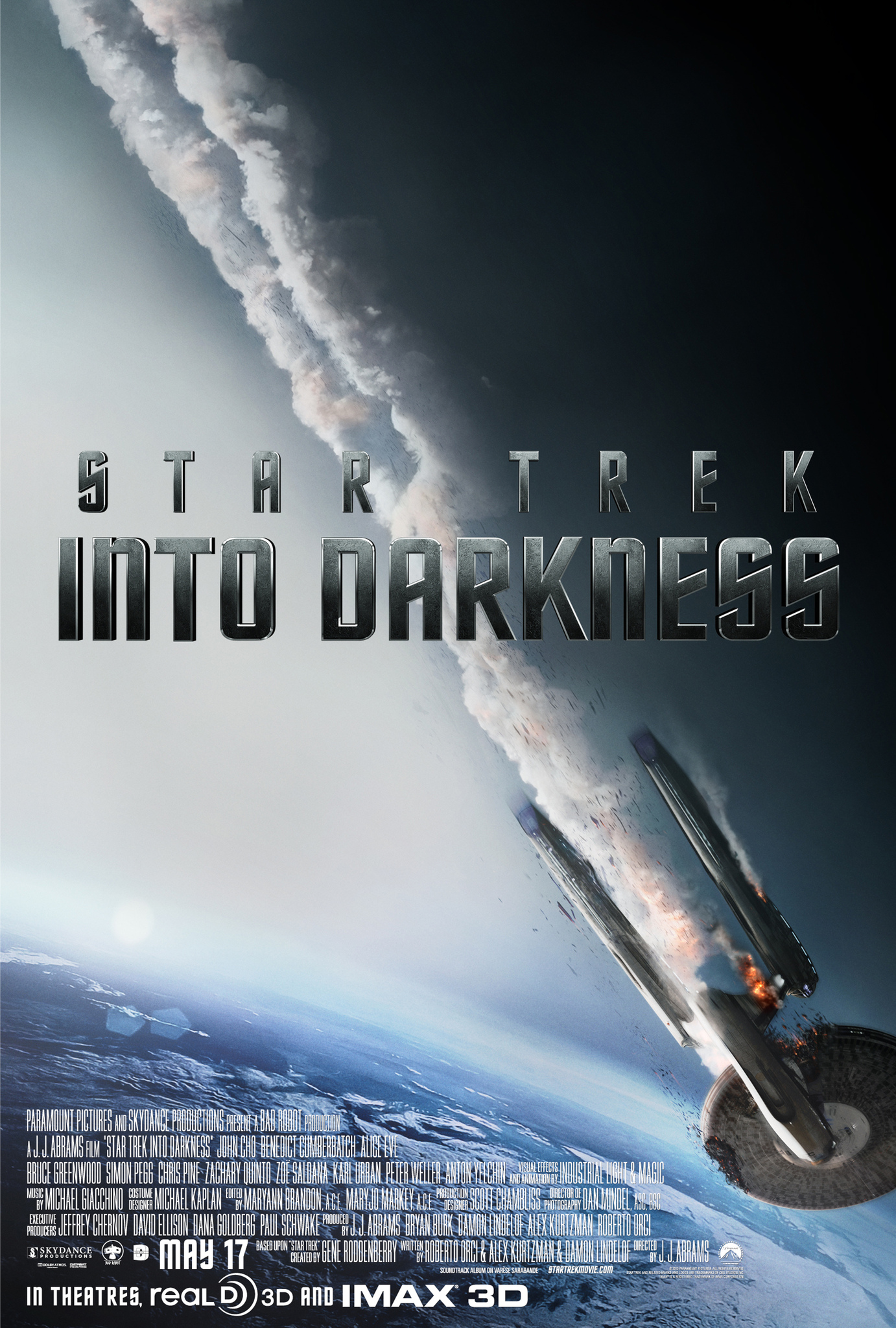 Cartel de la pelicula Star Trek Into Darkness