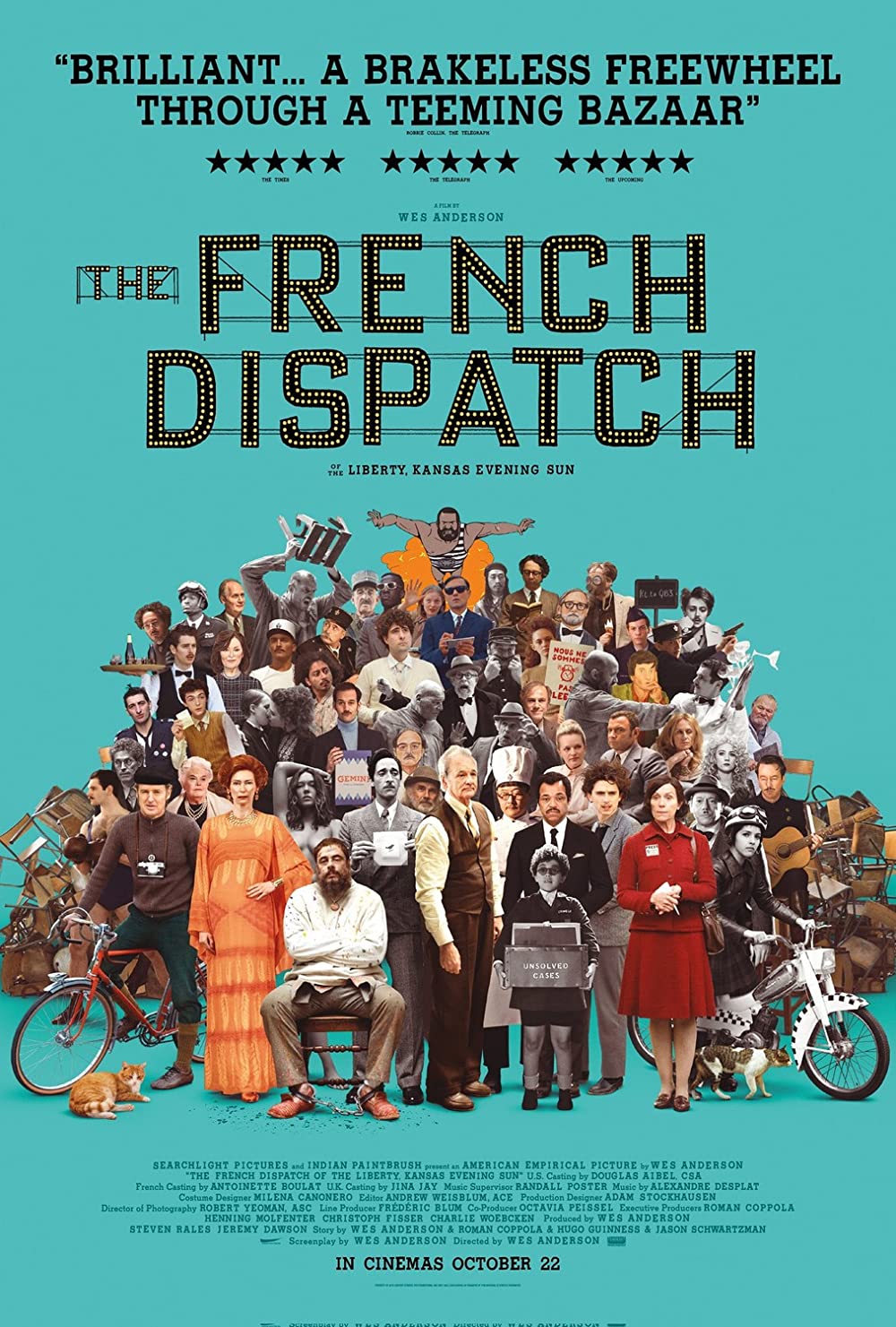 Cartel de la pelicula The French Dispatch