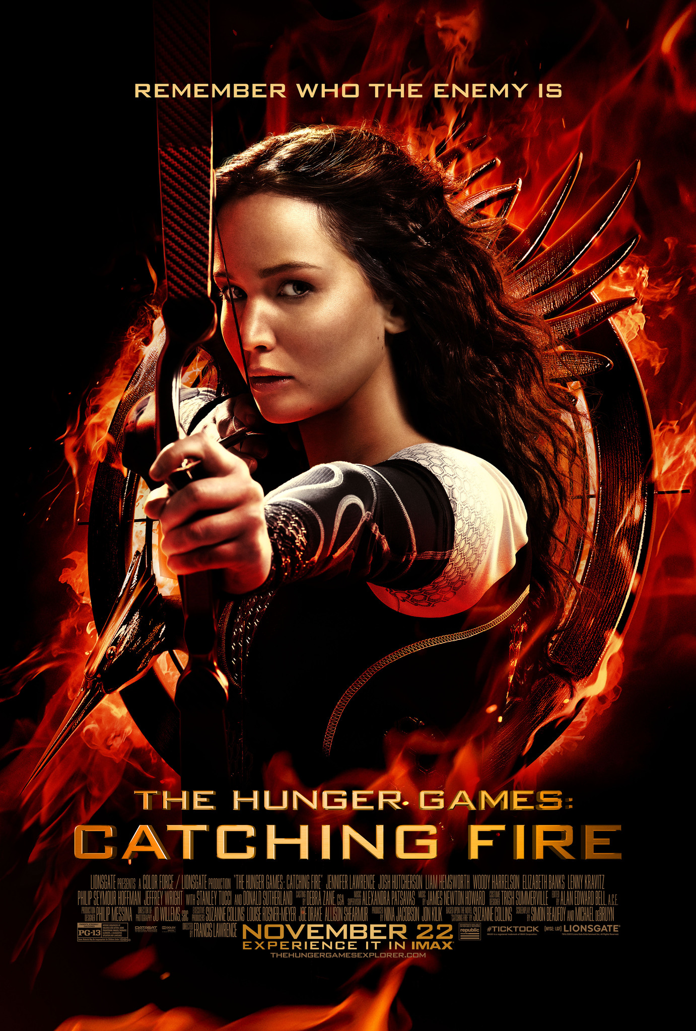 Cartel de la pelicula The Hunger Games: Catching Fire
