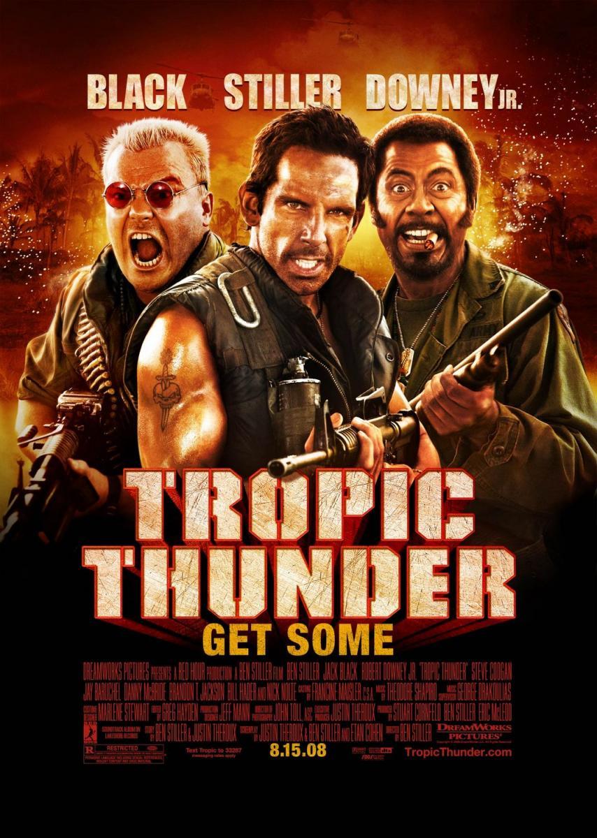 Cartel de la pelicula Tropic Thunder