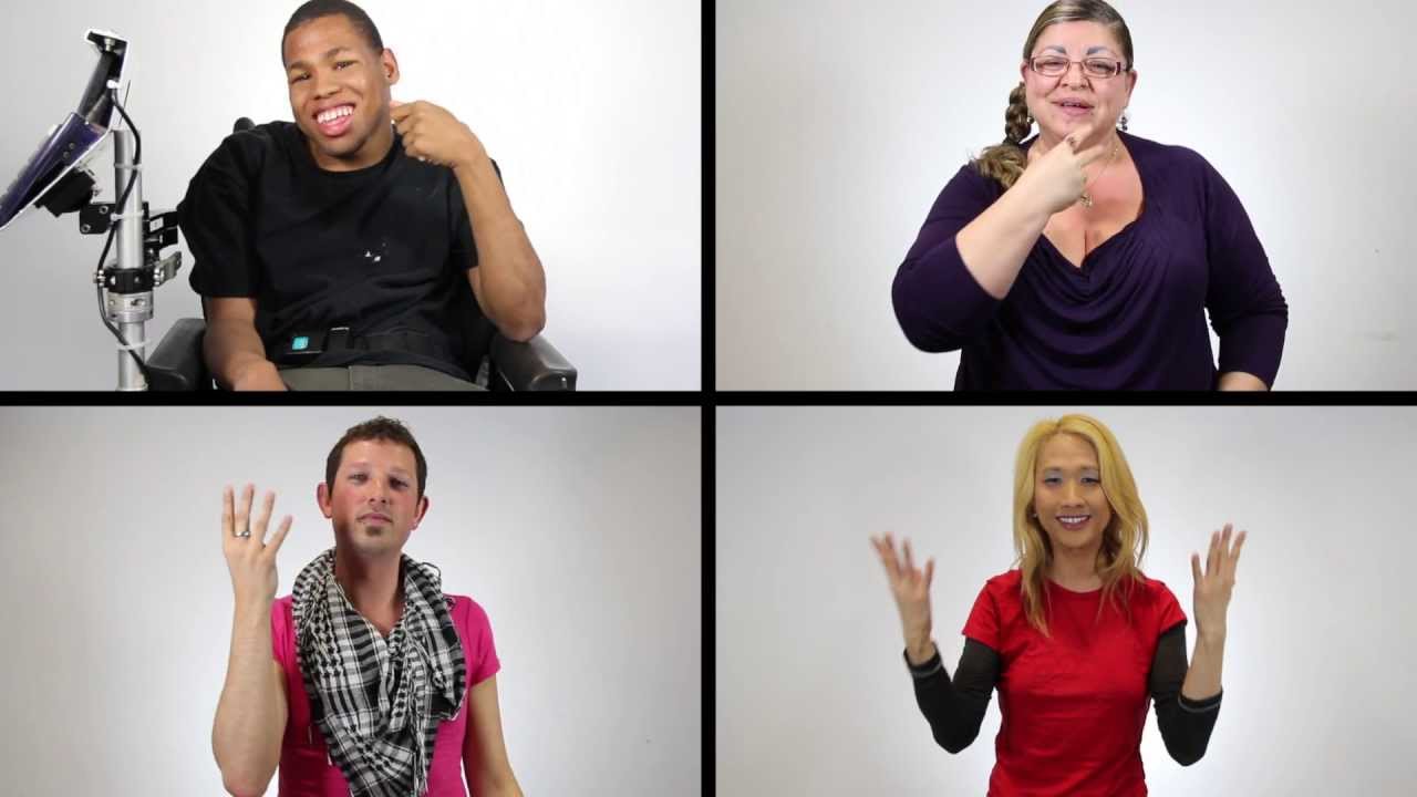 Cartel de la pelicula True Colours (by Artists Against Bullying) ASL