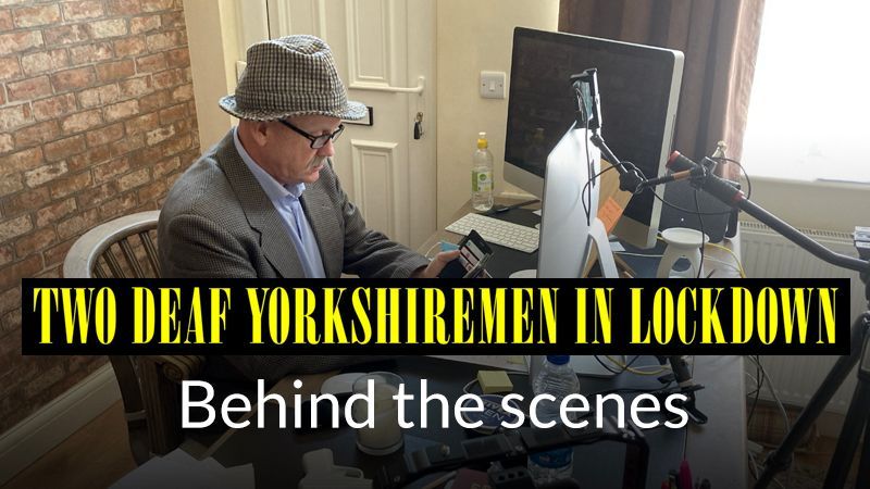 Cartel de la pelicula Two Deaf Yorkshiremen in Lockdown: Behind the scenes