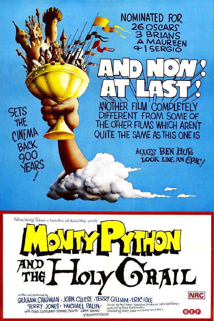 Cartel de la pelicula Monty Python and the Holy Grail