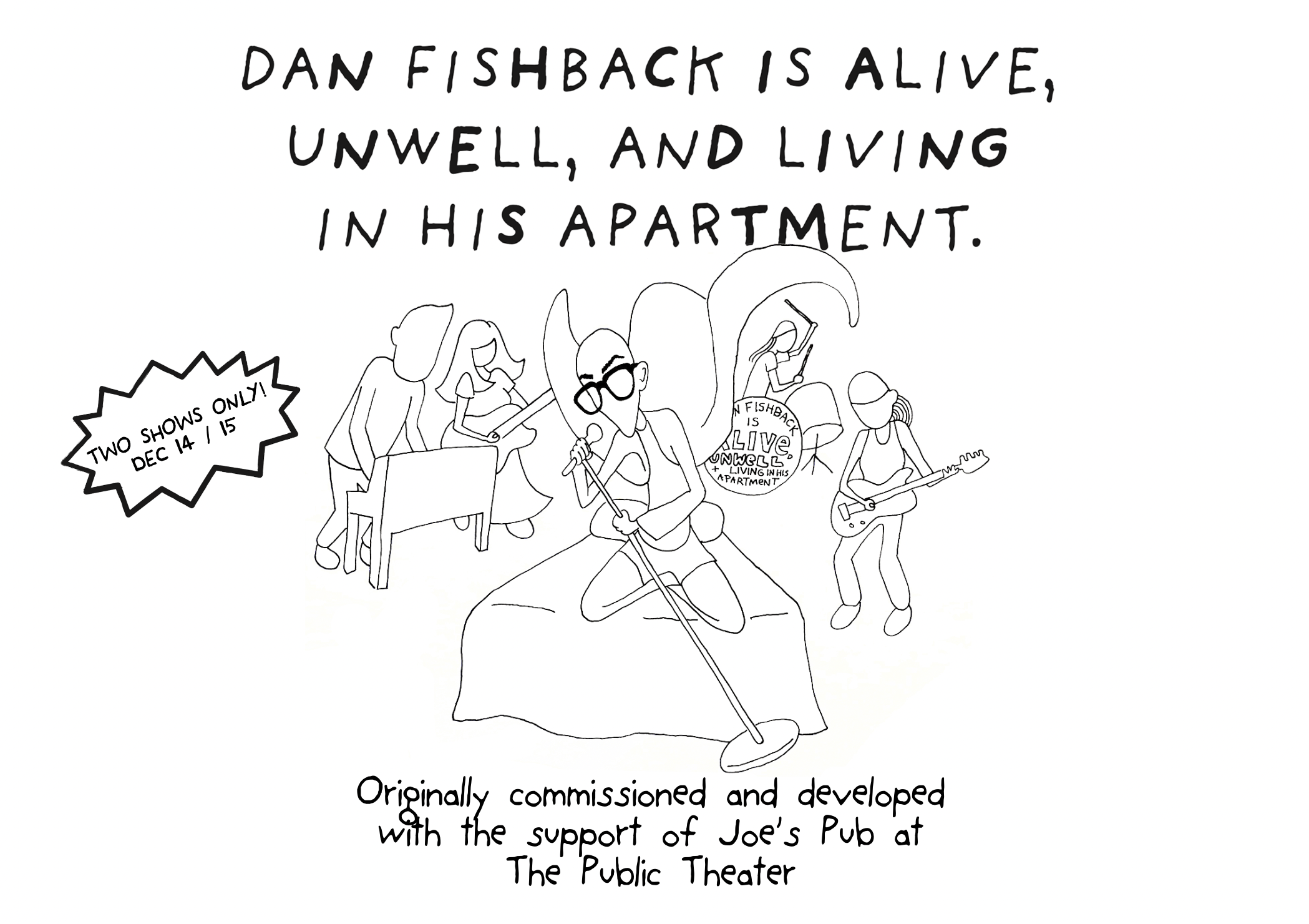Cartel de la pelicula Dan Fishback is Alive, Unwell & Living in His Apartment